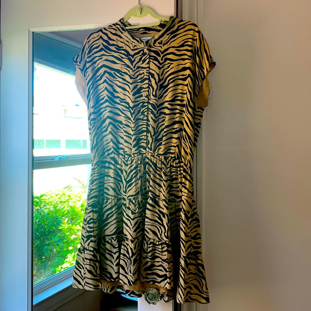 Rebecca Minkoff zebra print dress